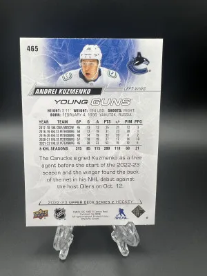 Andrei Kuzmenko Young Guns back
