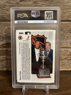 1991 Upper Deck Award Winner Holograms - Wayne Gretzky back