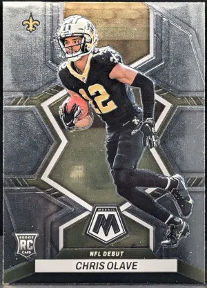 2022 Panini Mosaic #277 Chris Olave New Orleans Saints RC [105|277] front