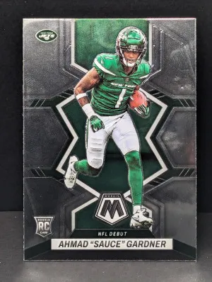 2022 Panini Mosaic #289 Sauce Gardner New York Jets RC [105|289] front