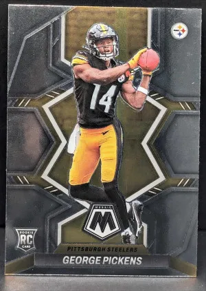 2022 Panini Mosaic #318 George Pickens Pittsburgh Steelers RC [105|318] front