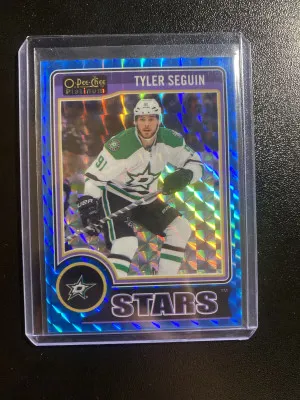 Tyler Seguin 14-15 OPC Platinum Blue Cubes /65 front