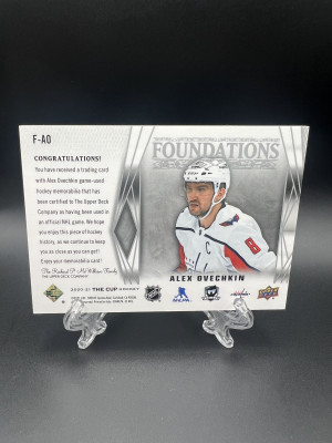 Alex Ovechkin 2020 The Cup Foundations Jersey 24/49 back