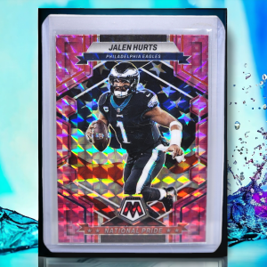 2023 PANINI MOSAIC FOOTBALL NATIONAL PRIDE PRISM REFRACTOR JALEN HURTS EAGLES #252 front