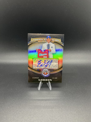 2008 Topps Treasury Eric Gordon Rookie Refractor Auto 20/50 front