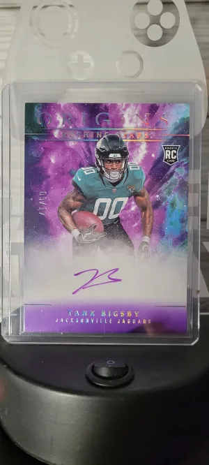 2023 Origins Tank Bigsby Purple Autograph Rookie Auto /17 FOTL front