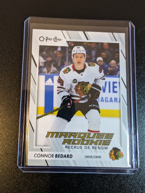 23-24 OPC Marquee Rookie Connor Bedard front