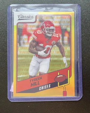 2021 Panini Classics Tyreek Hill Gold /60 front