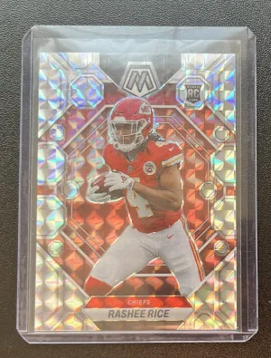 2023 Panini Mosaic Rashee Rice Mosaic Silver front