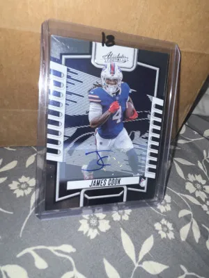 2023 Panini James Cook Auto front