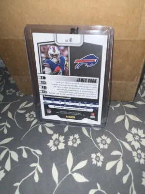 2023 Panini James Cook Auto back