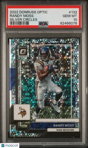 2022 Panini Donruss Optic Randy Moss #132 PSA 10 front