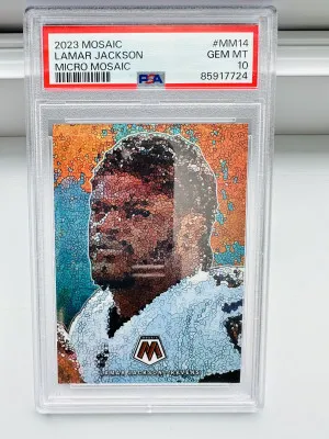 Lamar Jackson 2023 Mosaic Micro Mosaic Prizm SSP 
MVP🔥 front