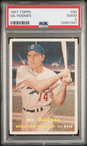 1957 Topps Gil Hodges front