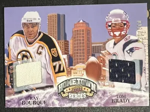 Tom Brady/Ray Bourque /150 back