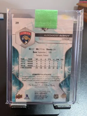 2019-20 SPX Auto Alexander Barkov back