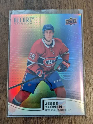 Jesse Ylonen Rookie Double Rainbow 2021-22 Allure front