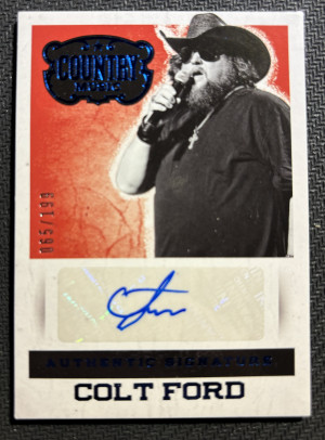 2014 Panini Country Music Colt Ford Autograph 65/195 front