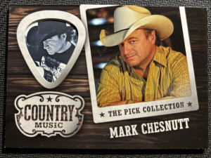2014 Panini Country Music Mark Chestnut Pick Collection Insert front