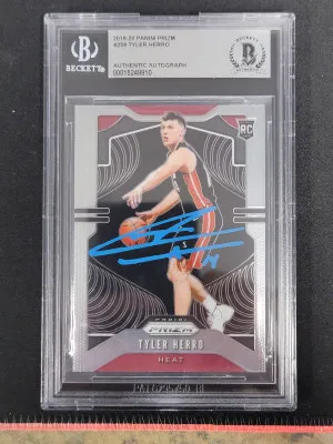 2019-20 Prizm Tyler Herro Rookie Auto Authentic front