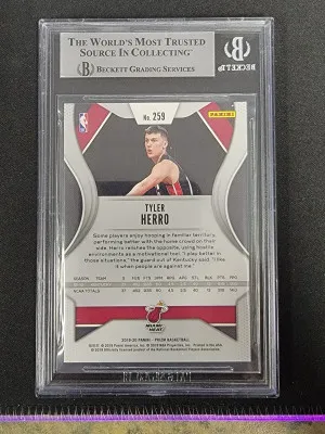 2019-20 Prizm Tyler Herro Rookie Auto Authentic back