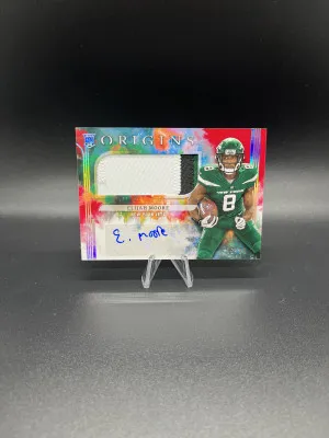 2021 Origins Elijah Moore RPA 2/99 (3 Color Patch) front