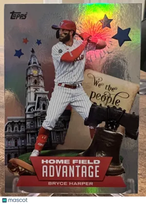 2022 Topps Series 1 Bryce Harper Home Field Advantage front