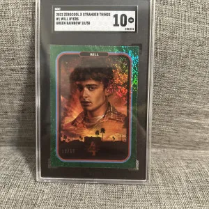 2023 Zercool Stranger Things Will Byers Metal Green /50 front