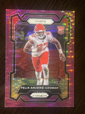 Felix Anudike-Uzomah RC Prizm Purple Pulsar front