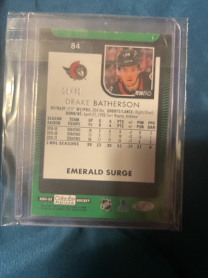 Drake Batherson Emerald Surge back