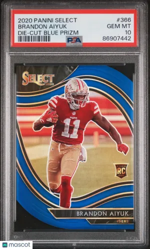 2020 Panini Select Brandon Aiyuk #366 PSA 10 front