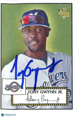 Tony Gwynn Jr. 2006 Topps '52 Rookies #53 SN,AU Baseball front