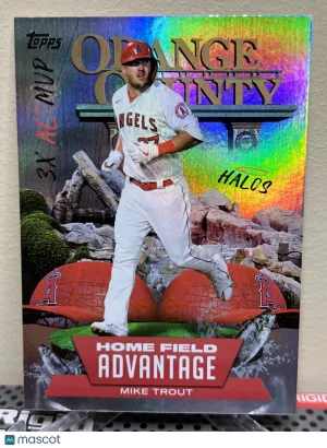 2022 Topps Series 1 Home Field Advantage Mike Trout front