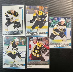 Boston Bruins Young Guns Lot RC front