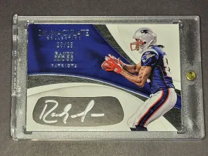 Randy Moss 2017 Immaculate eyeblack auto 20 /25 front
