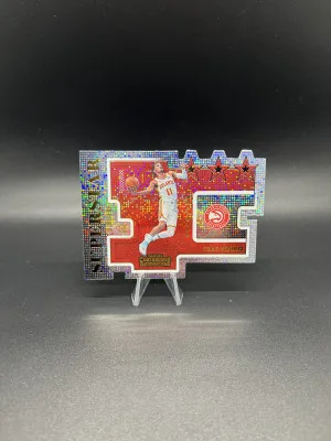 2021-22 Contenders Trae Young Superstar Die Cut front