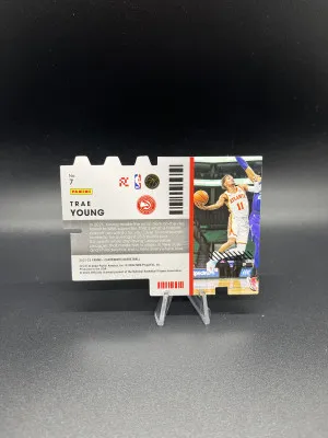 2021-22 Contenders Trae Young Superstar Die Cut back