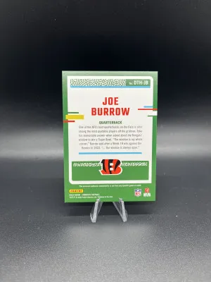 2023 Donruss Threads Joe Burrow back
