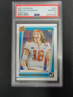 2021 Donruss Trevor Lawrence Portrait front