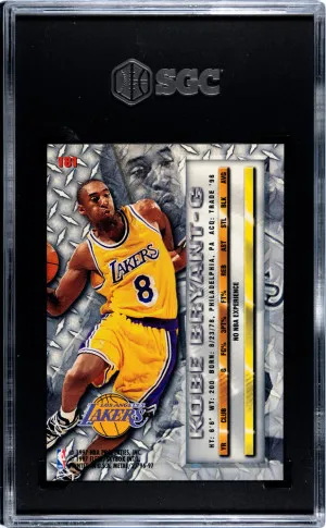 1996-97 Fleer Metal Kobe Bryant #181 METAL - RC SGC 9 back