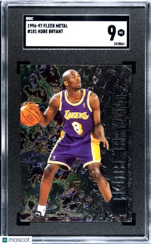 1996-97 Fleer Metal Kobe Bryant #181 METAL - RC SGC 9 front
