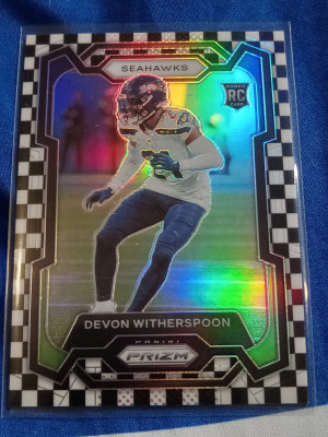 DEVON Witherspoon Black and White Checker Prizm #389 front
