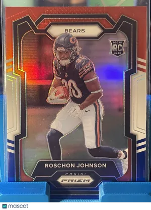 2023-24 Panini Prizm RC ROSCHON JOHNSON RED, WHITE, AND, BLUE PARALLEL front