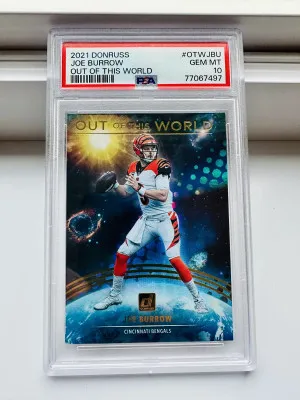 2021 Panini Donruss Out of this World Joe Burrow front