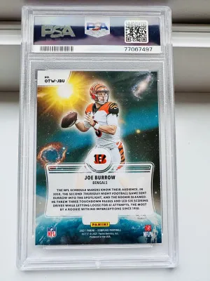 2021 Panini Donruss Out of this World Joe Burrow back