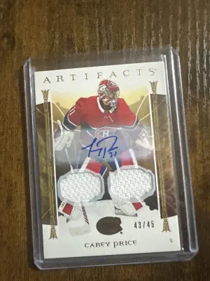 Carey price artifacts patch auto 43/45 front