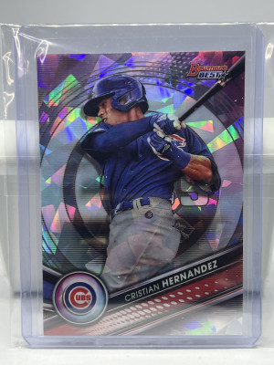 2022 Bowman's Best Cristian Hernandez Atomic Refractor #TP-12 front