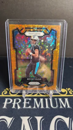 2023 Prizm Orange Disco Bryce Young front