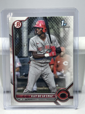 Elly De La Cruz Rookie Card 2022 Bowman 1st Paper Prospects #BP-50 Reds front