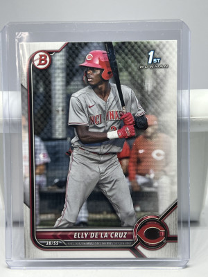 Elly De La Cruz Rookie Card 2022 Bowman 1st Paper Prospects #BP-50 Reds front